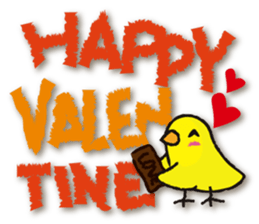 Cute parakeets sticker sticker #13730557