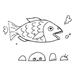 Sand eel Family sticker #13730845