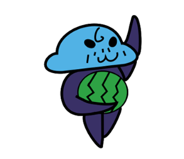 Paradise jellyfish sticker #13730847