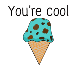 Picture say it round sticker #13731211