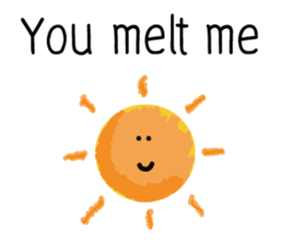 Picture say it round sticker #13731213