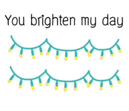 Picture say it round sticker #13731215