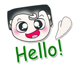 Hello! My name is Masayuki.^__^ sticker #13731302