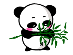 Daily life's conversation of a panda sticker #13733324