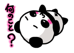 Daily life's conversation of a panda sticker #13733326