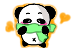 Daily life's conversation of a panda sticker #13733327