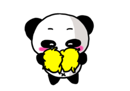 Daily life's conversation of a panda sticker #13733338