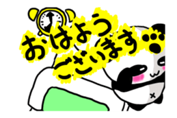 Daily life's conversation of a panda sticker #13733340