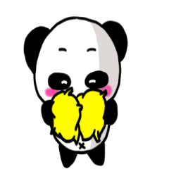 Daily life's conversation of a panda