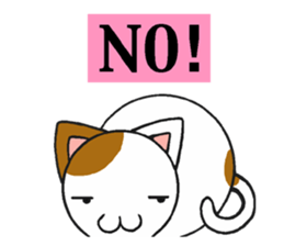 Cat and dog's meeting2 sticker #13733807