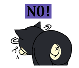 Cat and dog's meeting2 sticker #13733808