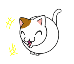 Cat and dog's meeting2 sticker #13733812