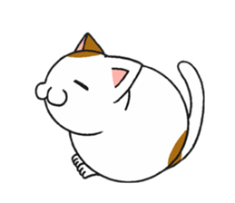 Cat and dog's meeting2 sticker #13733813