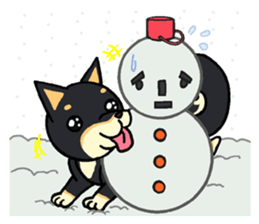 Cat and dog's meeting2 sticker #13733825