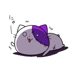 Zombie cat sticker sticker #13734255