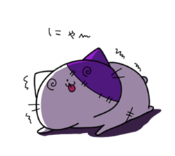 Zombie cat sticker sticker #13734260