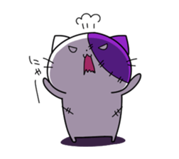 Zombie cat sticker sticker #13734262