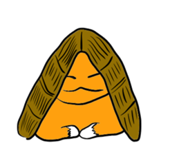 Cat & frog sticker #13734347