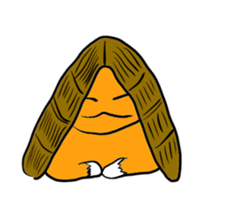 Cat & frog sticker #13734347