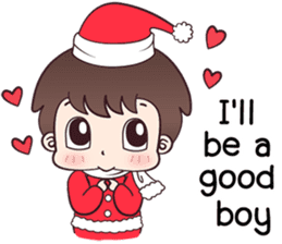 Boobib Boy Xmas and New Year Party sticker #13734432