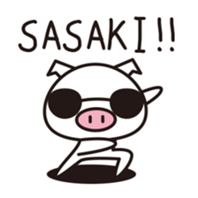 Sasaki's Sticker! sticker #13734857