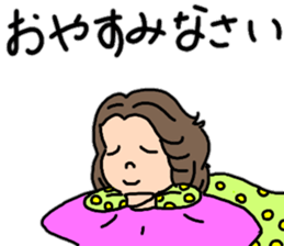 Daily conversation of chubby girls sticker #13735025