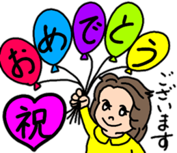 Daily conversation of chubby girls sticker #13735028