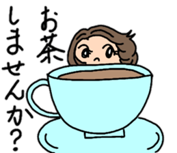 Daily conversation of chubby girls sticker #13735033