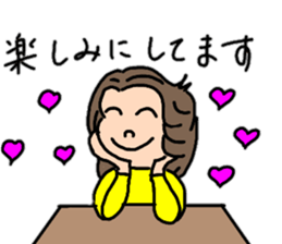 Daily conversation of chubby girls sticker #13735040