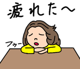 Daily conversation of chubby girls sticker #13735046