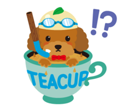 The daily life which is a T cup(English) sticker #13735108