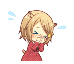 Fluffy hamster girl sticker #13735121