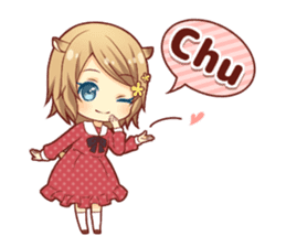 Fluffy hamster girl sticker #13735123