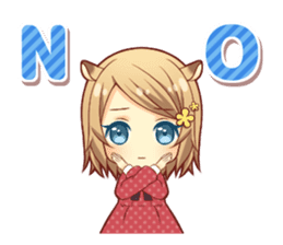 Fluffy hamster girl sticker #13735125