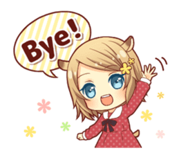 Fluffy hamster girl sticker #13735131