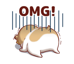 Fluffy hamster girl sticker #13735149