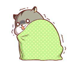 Fluffy hamster girl sticker #13735151