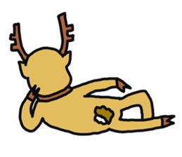 Chriboo of reindeer sticker #13736013
