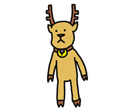 Chriboo of reindeer sticker #13736021