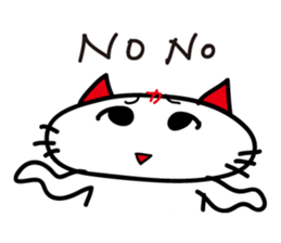 Baseball cheer! Hiroshima cat Sticker sticker #13736096