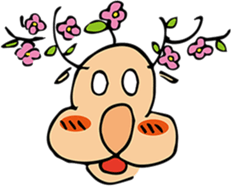 Asabulu-deer sticker #13736138