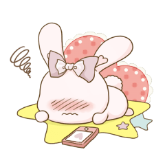 HARAJUKU KAWAii rabbit Sticker(English)