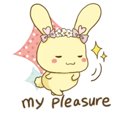 HARAJUKU KAWAii rabbit Sticker(English) sticker #13736215