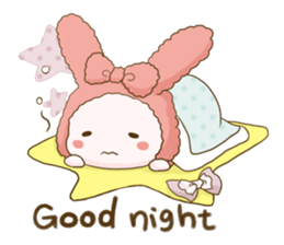 HARAJUKU KAWAii rabbit Sticker(English) sticker #13736216