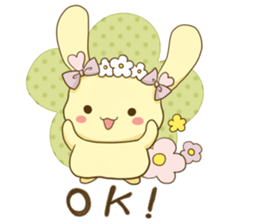 HARAJUKU KAWAii rabbit Sticker(English) sticker #13736217