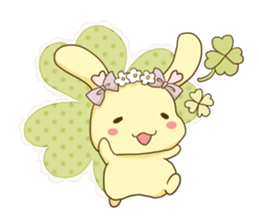 HARAJUKU KAWAii rabbit Sticker(English) sticker #13736219