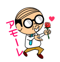 Support of middle-aged men 3 sticker #13736765