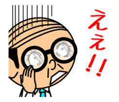 Support of middle-aged men 3 sticker #13736769