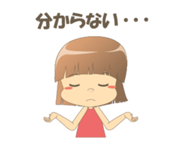 Cute girl Talia Animated! 2 sticker #13736848