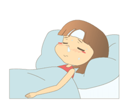 Cute girl Talia Animated! 2 sticker #13736850